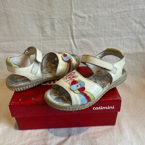 EUC Catimini Charabia Girls Sandals, sz 33 (1.5)